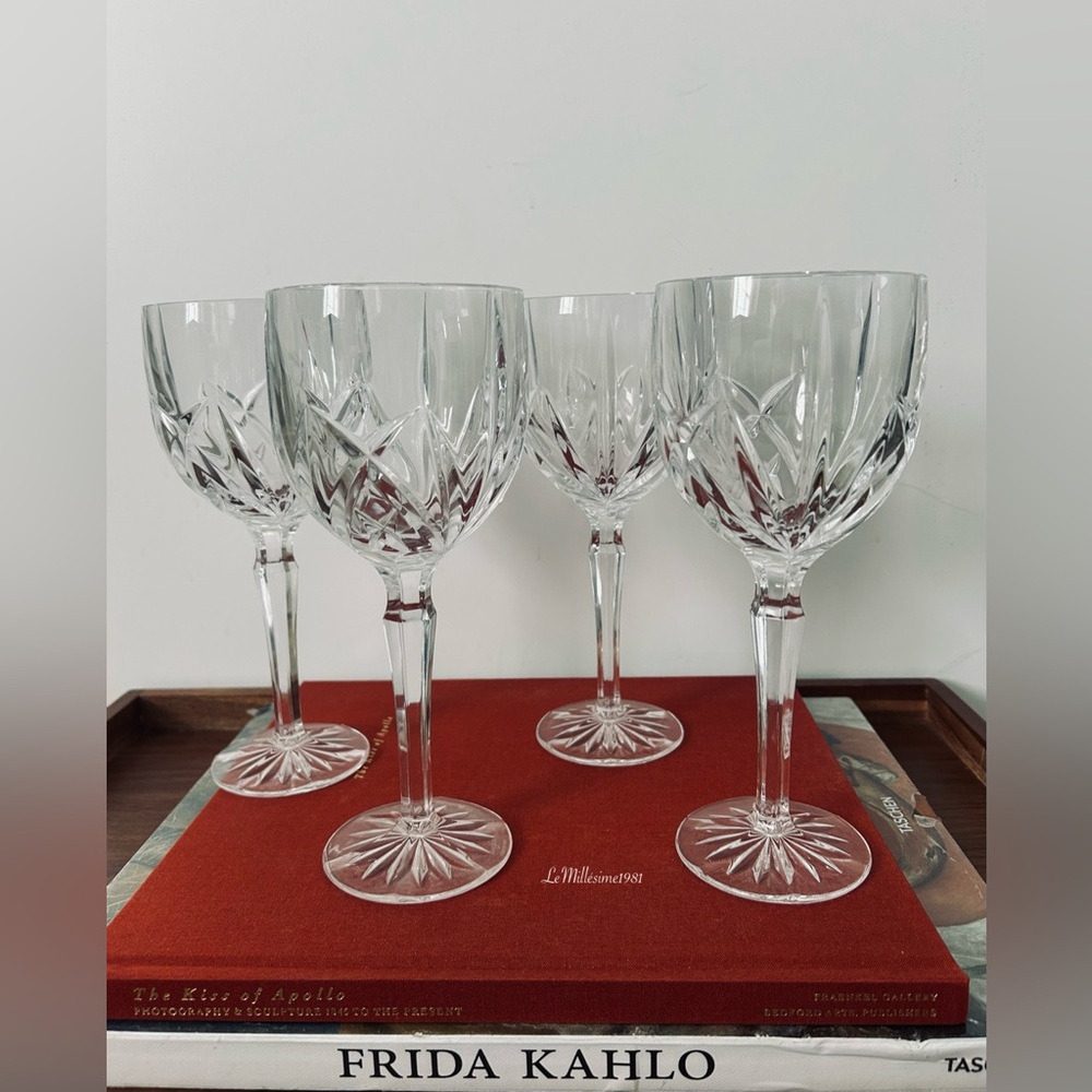 Vintage Set of 4 Waterford Crystal All Purpose Marquis Brookside | Crystal 1990
